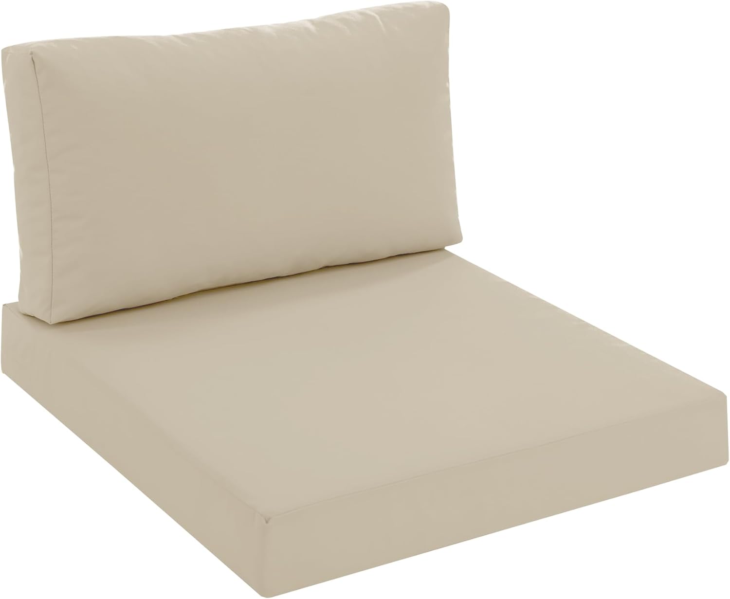 Outdoor Loveseat Cushions for Patio Furniture, Waterproof Weather & Fade Resistant Seat and Backrest Cushion Set with Removable Cover, 46 x 26 Inch, Red