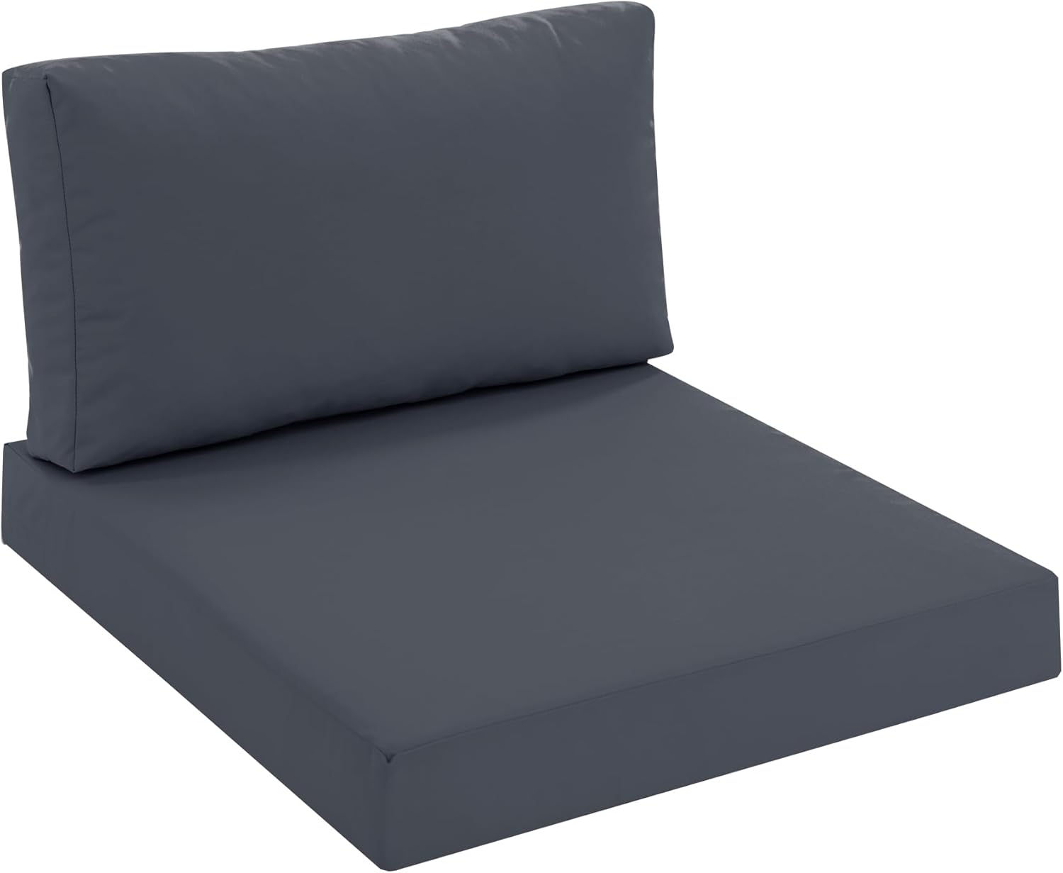 Outdoor Loveseat Cushions for Patio Furniture, Waterproof Weather & Fade Resistant Seat and Backrest Cushion Set with Removable Cover, 46 x 26 Inch, Red