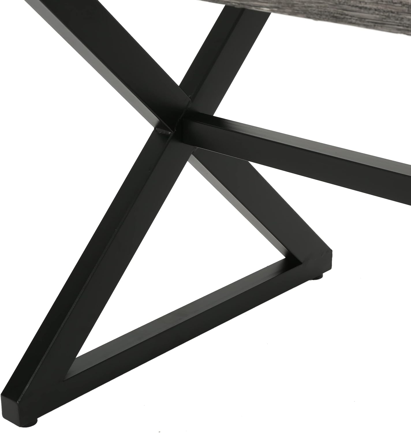 Merax 70.5 Inch Outdoor Dining Table, Modern Aluminum Patio Table with Rust-Resistant Steel Frame, Weather-Resistant Design for Garden, Poolside, Balcony, Grey