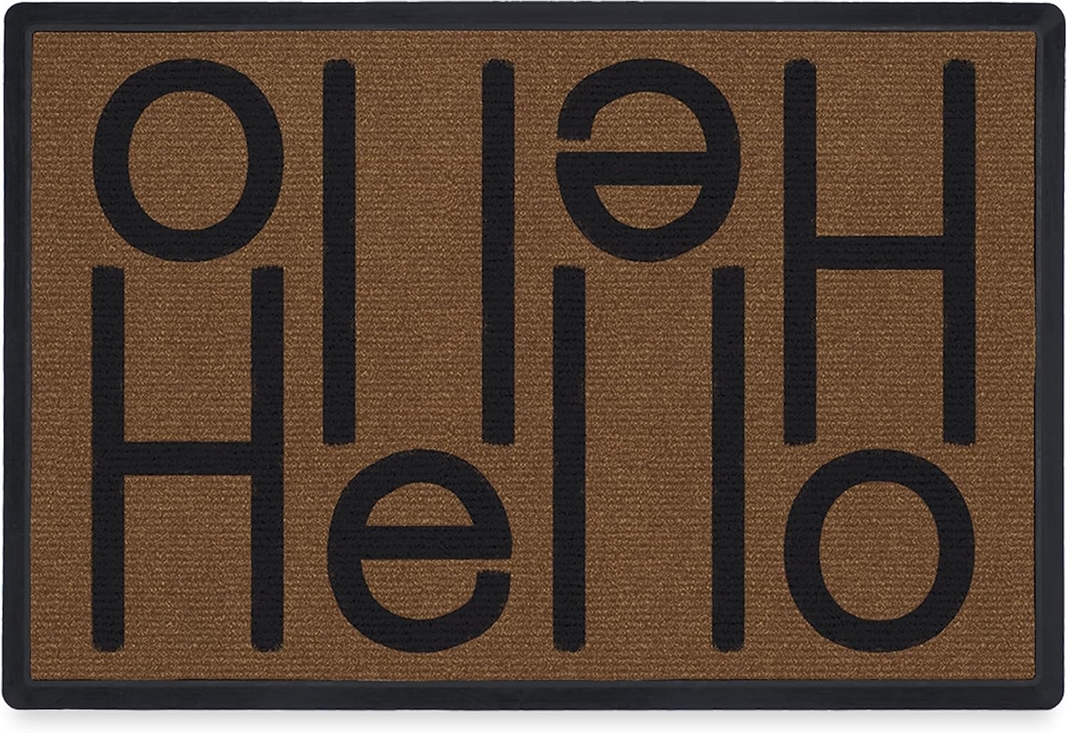 RUGGABLE Washable Front Doormat – Poppy Fields 2x3 Indoor/Outdoor Doormat – Fade–Resistant, Durable, Non–Slip – Welcome Mat for Entryway, Hallway, Bathroom, & Decor - with Standard Pad