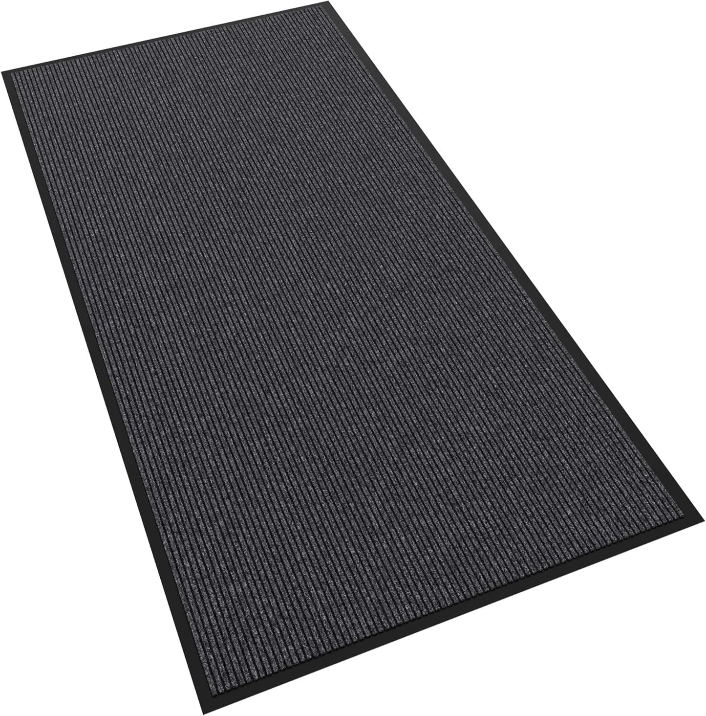 Front Door Mat, 60" x 36" Heavy Duty Indoor Outdoor Doormat, Non-Slip Welcome Mats for Entryway, Rubber Backing Low Profile Commercial Door Mats