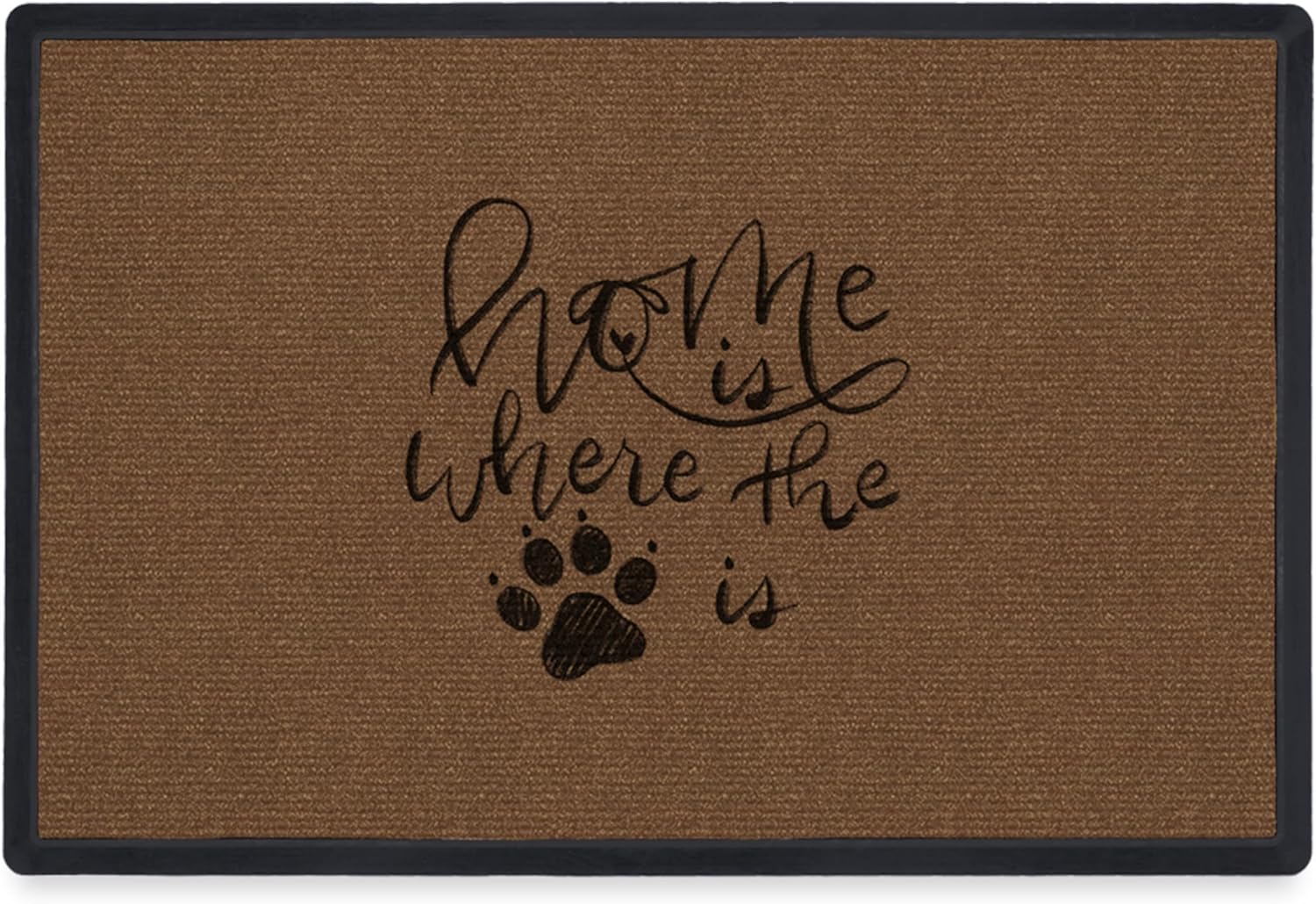 RUGGABLE Washable Front Doormat – Poppy Fields 2x3 Indoor/Outdoor Doormat – Fade–Resistant, Durable, Non–Slip – Welcome Mat for Entryway, Hallway, Bathroom, & Decor - with Standard Pad