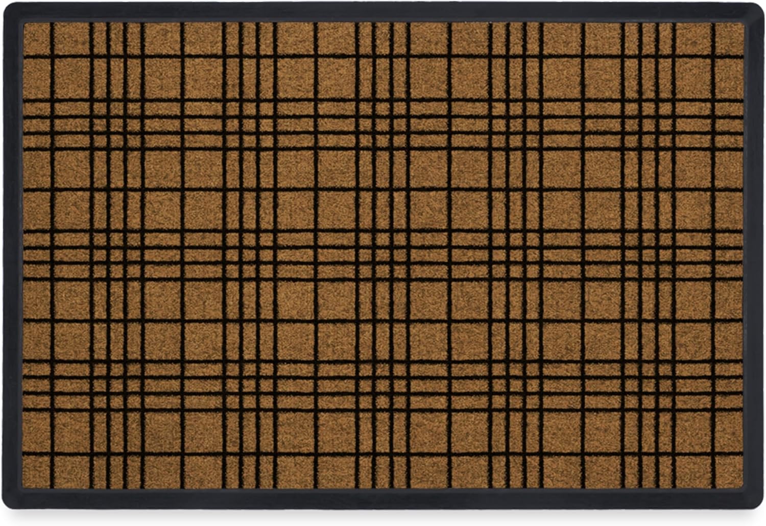 RUGGABLE Washable Front Doormat – Poppy Fields 2x3 Indoor/Outdoor Doormat – Fade–Resistant, Durable, Non–Slip – Welcome Mat for Entryway, Hallway, Bathroom, & Decor - with Standard Pad