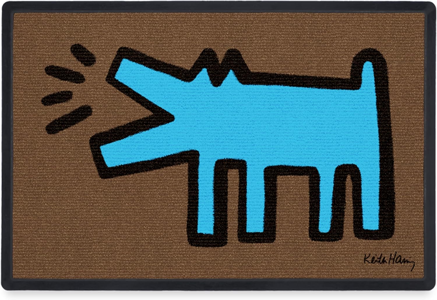 RUGGABLE Washable Front Doormat – Poppy Fields 2x3 Indoor/Outdoor Doormat – Fade–Resistant, Durable, Non–Slip – Welcome Mat for Entryway, Hallway, Bathroom, & Decor - with Standard Pad