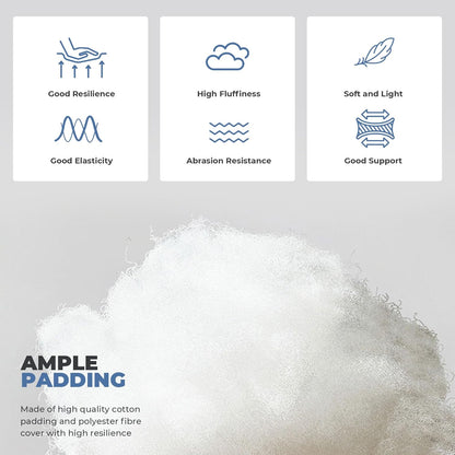 Wicker Chair Cushions, Waterproof Outdoor Loveseat Cushions for Patio Furniture, Tufted Wicker Furniture Cushions, 1 Loveseat and 2 U-Shaped Cushions, Grey