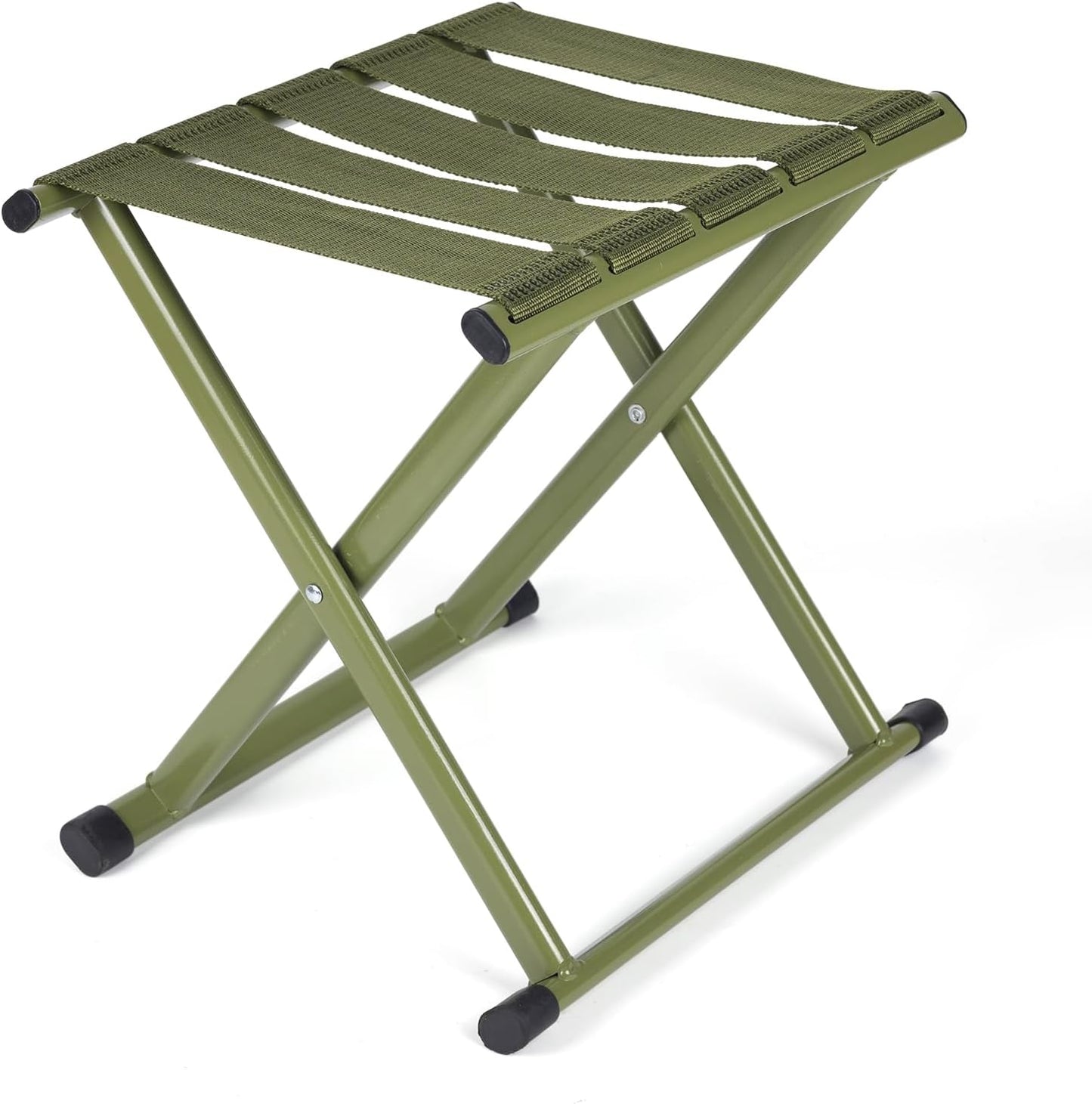 Folding Stool Heavy Duty Camping Stool Outdoor Portable Chair, 440lbs Heavy Duty Portable Folding Stool, Suitable for Camping, Outdoor Hiking, Outdoor Fishing, Picnicking,BBQ