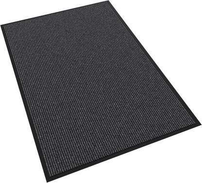 Front Door Mat, 60" x 36" Heavy Duty Indoor Outdoor Doormat, Non-Slip Welcome Mats for Entryway, Rubber Backing Low Profile Commercial Door Mats