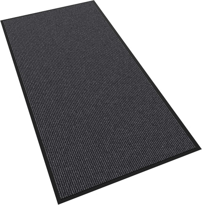 Front Door Mat, 60" x 36" Heavy Duty Indoor Outdoor Doormat, Non-Slip Welcome Mats for Entryway, Rubber Backing Low Profile Commercial Door Mats