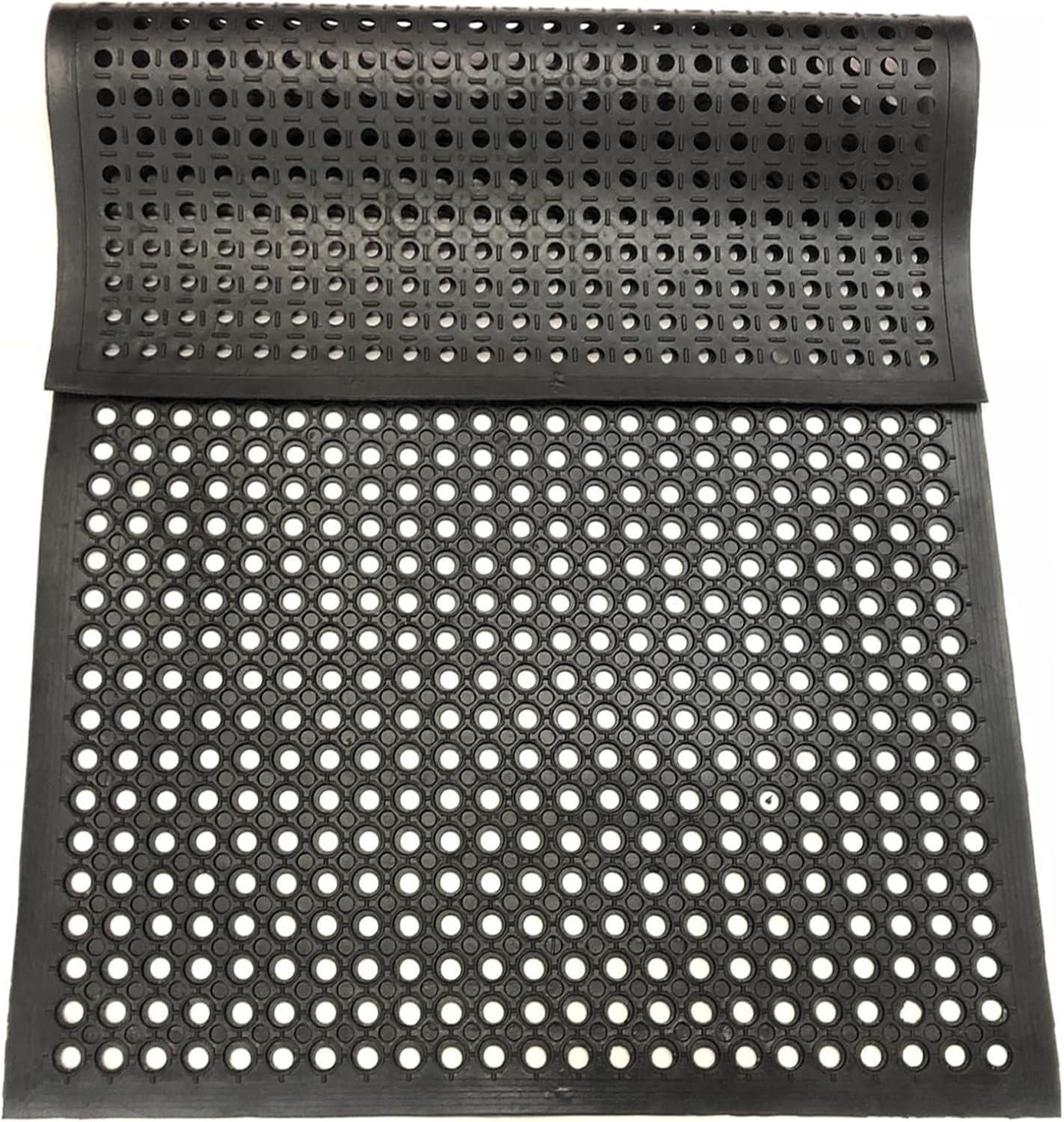 Uniboho Outdoor Rubber Floor Mats Anti Slip Restaurant Commercial Kitchen Mat Rubber Drainage Mat 60 x 35 Heavy Duty Door Mat for Garage Garden Indoor Outside Industral Pool Entrance Bar Wet Area