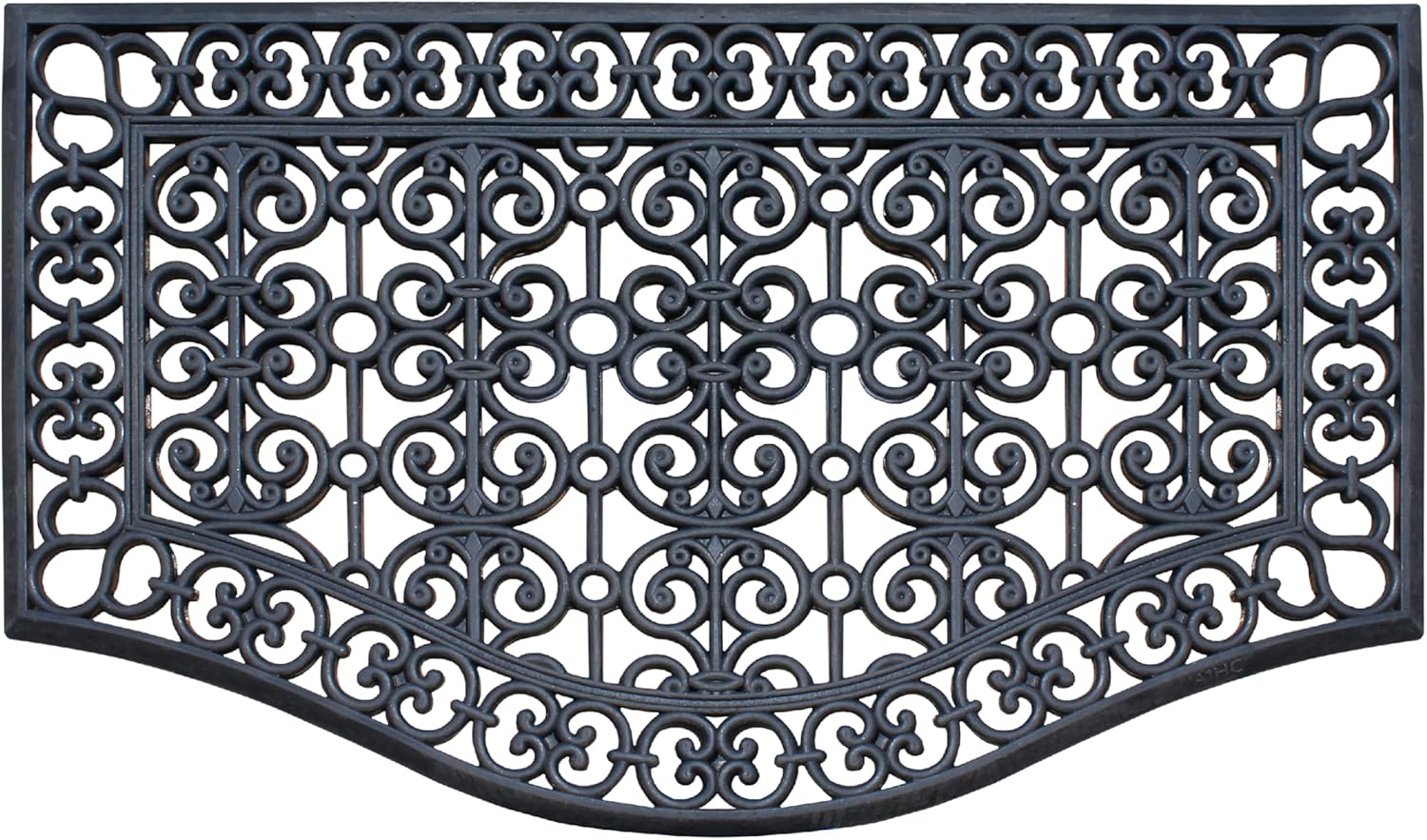 A1HC Extra Large Doormat, Natural Rubber, 36”x72”, Ideal for entryway, Scrapes Shoes Clean of Dirt & Grime, Heavy Duty Door mat for Indoor Outdoor, Mats for Entry, Patio, Busy Areas