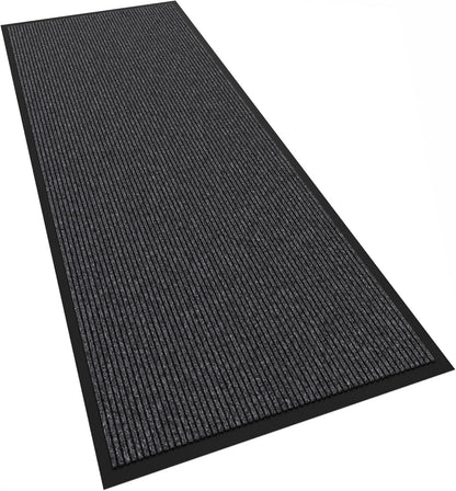Front Door Mat, 60" x 36" Heavy Duty Indoor Outdoor Doormat, Non-Slip Welcome Mats for Entryway, Rubber Backing Low Profile Commercial Door Mats