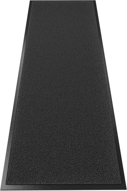 Sturdy Front Door Mat Outside Entrance, 6' x 3' All-Season All-Weather Doormat Waterproof, Stain and Fade Resistant, Natural Rubber Indoor Outdoor Welcome Door Mat Trap Dirt