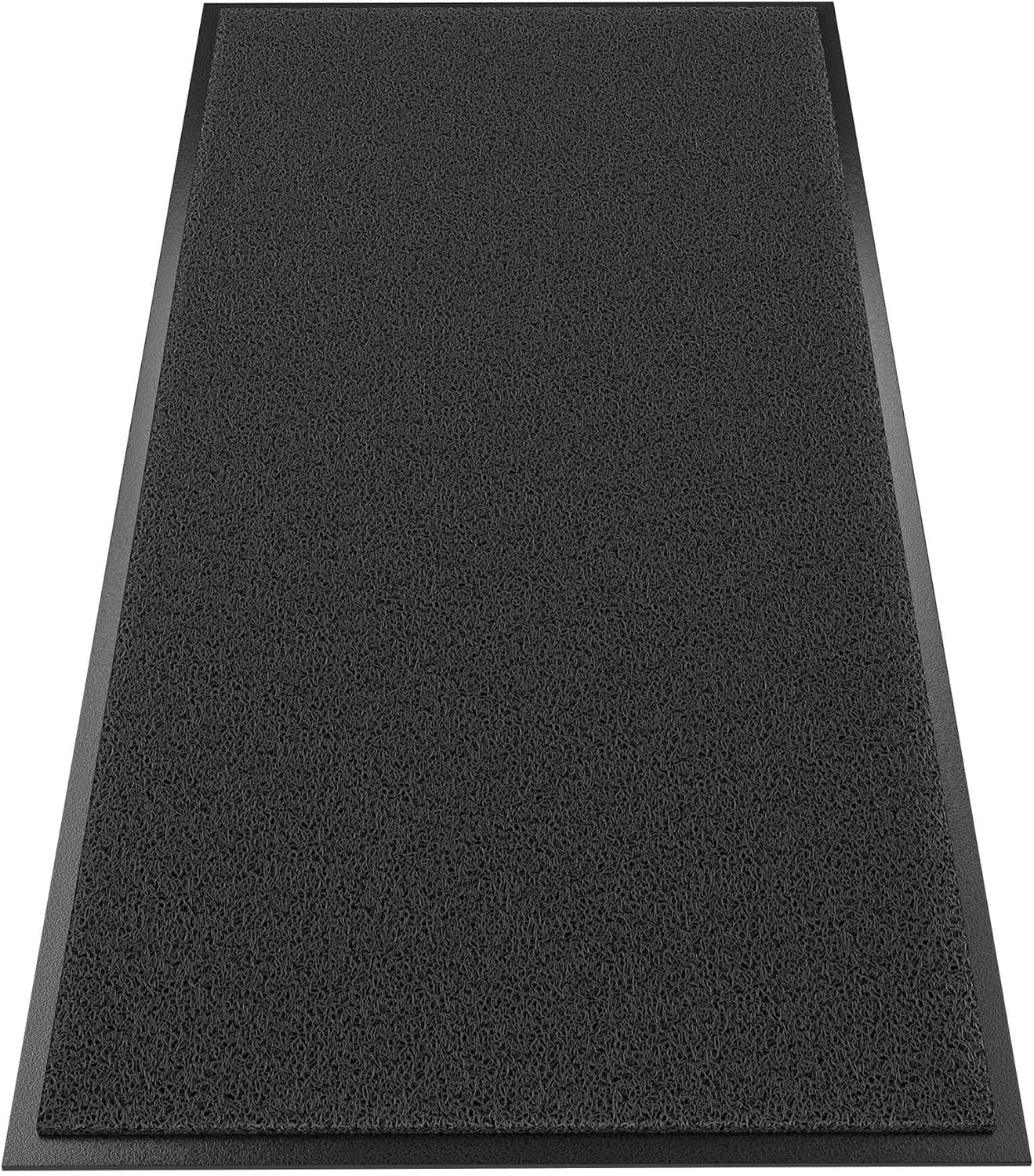 Sturdy Front Door Mat Outside Entrance, 6' x 3' All-Season All-Weather Doormat Waterproof, Stain and Fade Resistant, Natural Rubber Indoor Outdoor Welcome Door Mat Trap Dirt