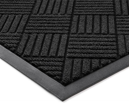 Durable Indoor Outdoor Door Mats for Entryway, Heavy Duty Front Door Mat, 72" x 36" Low Profile Welcome Mats for Entry, Stain and Fade Resistant Indoor Outdoor Entrance Mat