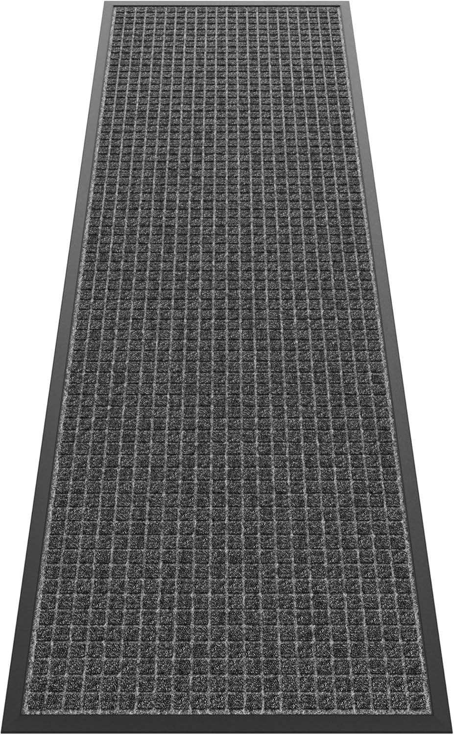 Sturdy Front Door Mat Outside Entrance, 6' x 3' All-Season All-Weather Doormat Waterproof, Stain and Fade Resistant, Natural Rubber Indoor Outdoor Welcome Door Mat Trap Dirt